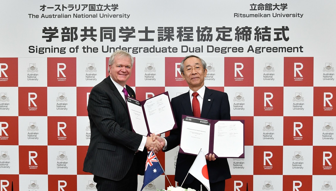Ritsumeikan University offers Dual Degree with the Australian National University and establishes College of Global Arts in 2019｜Ritsumeikan University