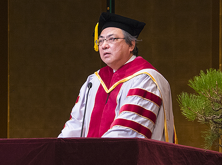 Yoshio Nakatani, president of Ritsumeikan University