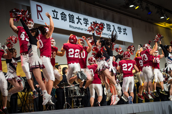 Welcome performance by Panthers (American Football Club) with cheerleading Club