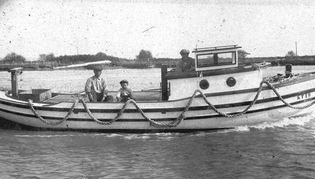 Japanese Migrants fishing in pre-war Canada