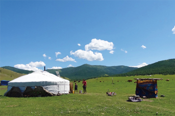 Nomads in Mongolia