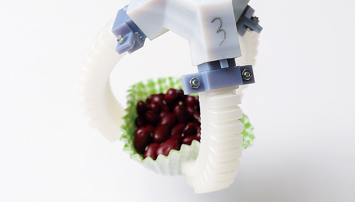 Soft Robots capable of picking up Food Items and placing them inside a ...