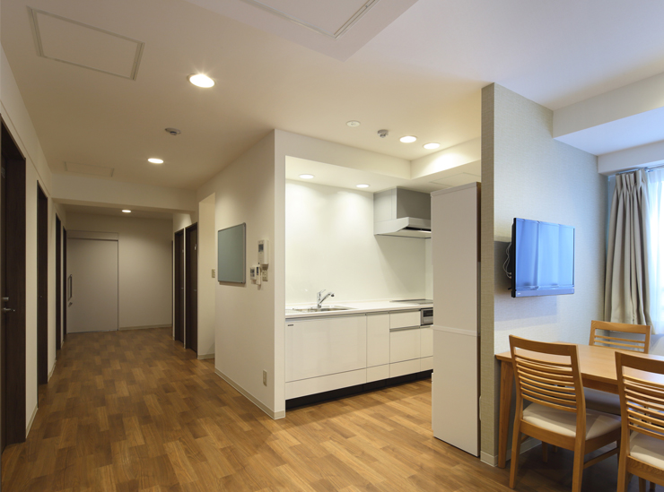 Shared Living Dining Kitchen Area