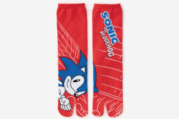 Sonic the Hedgehog themed socks
