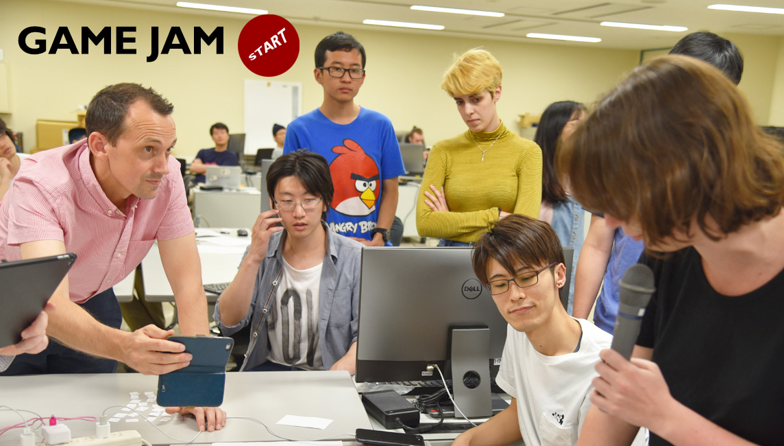 Ritsumeikan University joins creative Forces with Rochester Institute of Technology (USA) in a Game Jam...continued