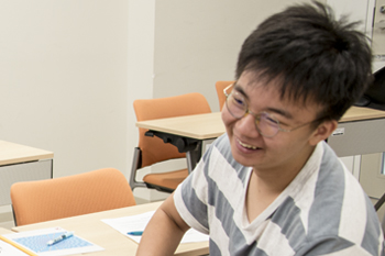 Course participant enjoys interaction with other students