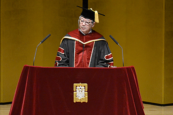 Yukio Hayashi, vice chairperson of the Alumni Association of Ritsumeikan University 