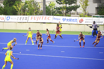 Exhibition match between the Australian Team and an All-Ibaraki Team