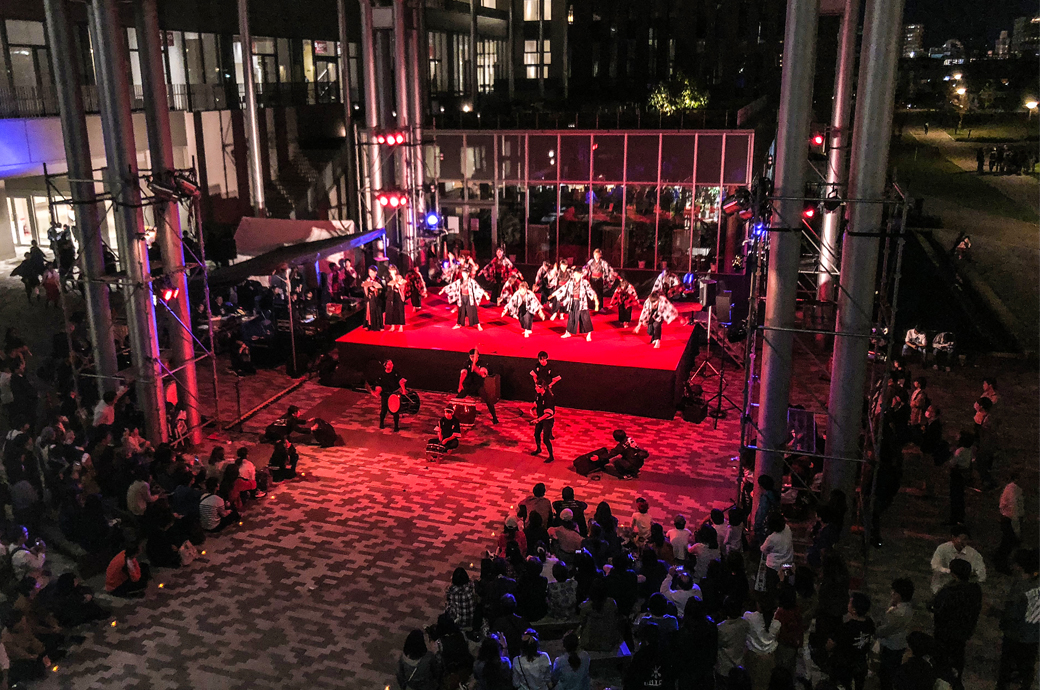 Performance including traditional Japanese ‘Taiko’ drums