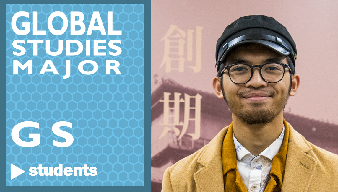 Gilang Al Ghifari Lukman from Indonesia - a 4th year undergrad on the Global Studies Major (GS) based at Kinugasa Campus in Kyoto