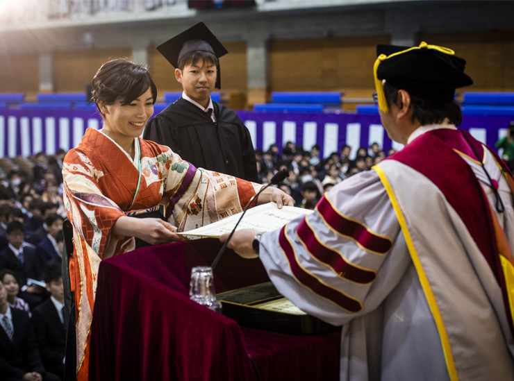 Ritsumeikan University Commencement Graduation Smiles