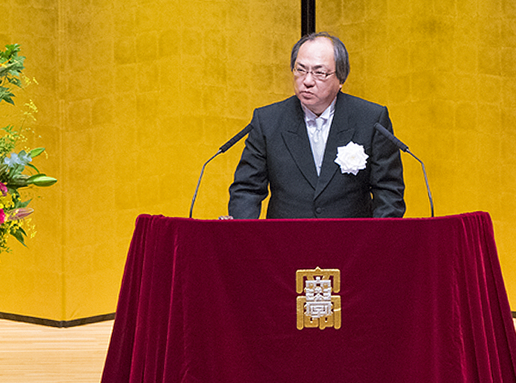 Yoshio Nakatani, president of Ritsumeikan University
