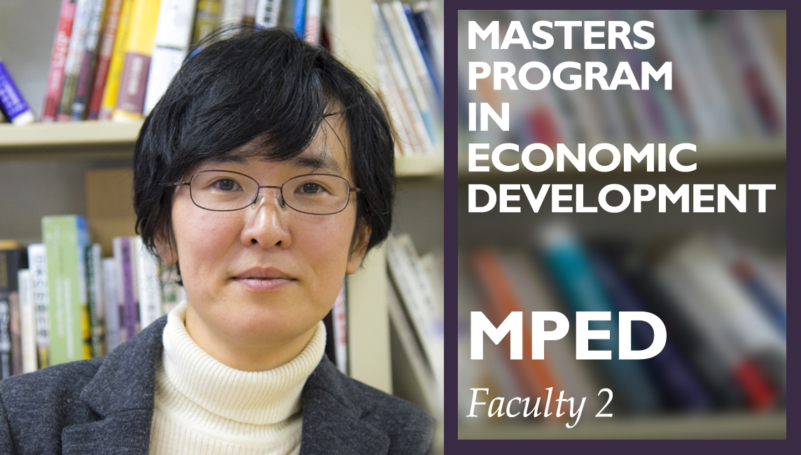 Ritsumeikan University Professor Tokumaru Master's in Economic Development