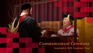 Ritsumeikan University Commencement Ceremony September 2020 Academic Year