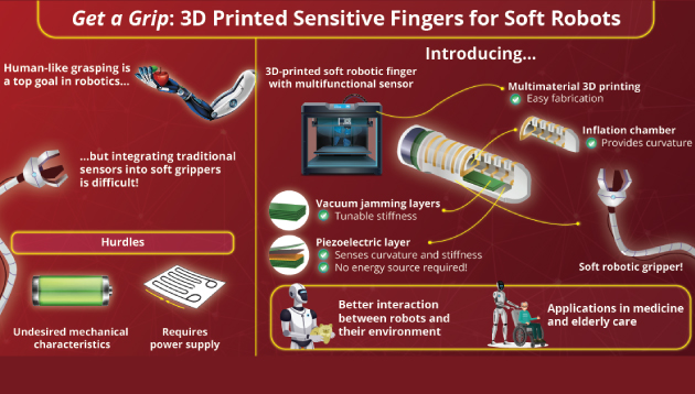 Getting the Right Grip: Designing Soft and Sensitive Robotic Fingers