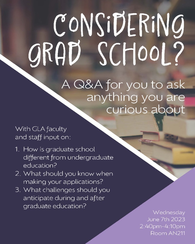 Graduate School Workshop for GLA Students