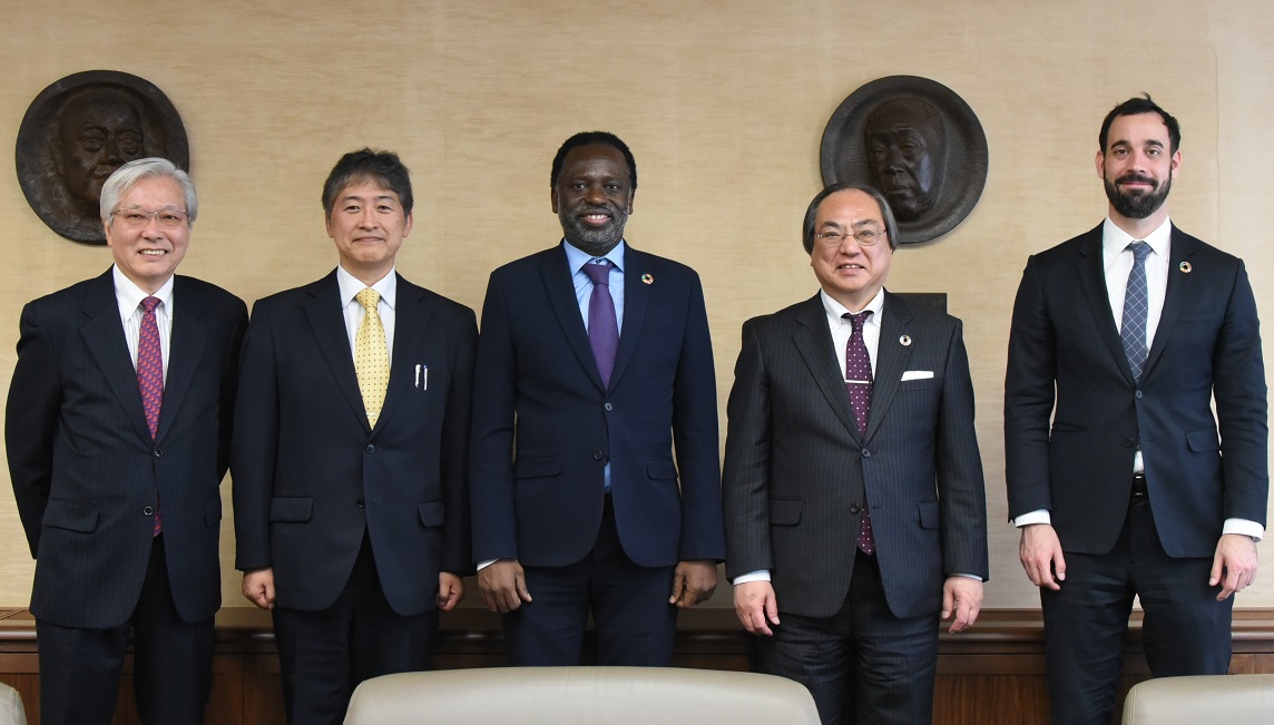 Rector of United Nations University Tshilidzi Marwala Meets with President Nakatani