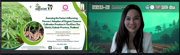 Dr. Orawan Srisompun presenting her research