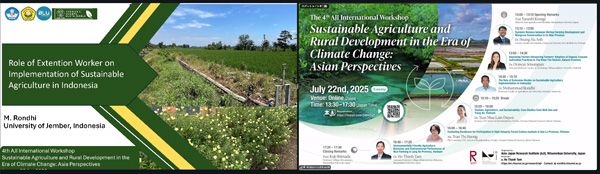 Prof. Mohammad Rondhi making his presentation