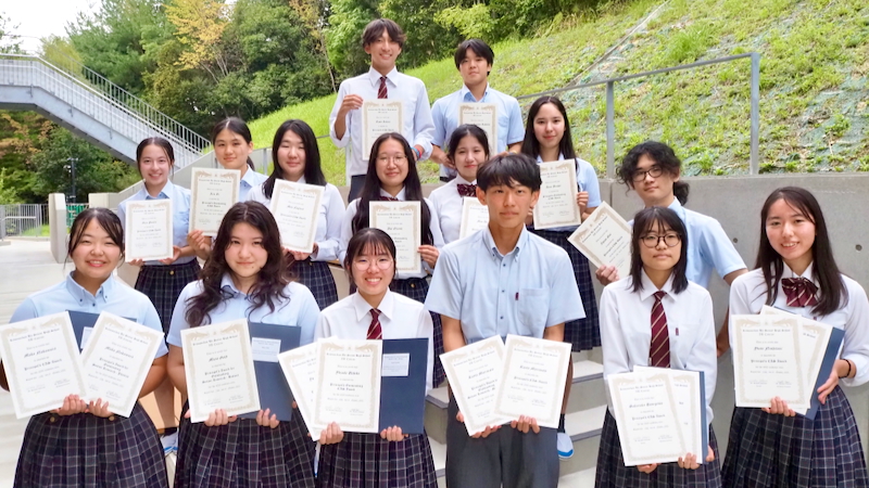 Awarded students at the CAS & EE ceremony