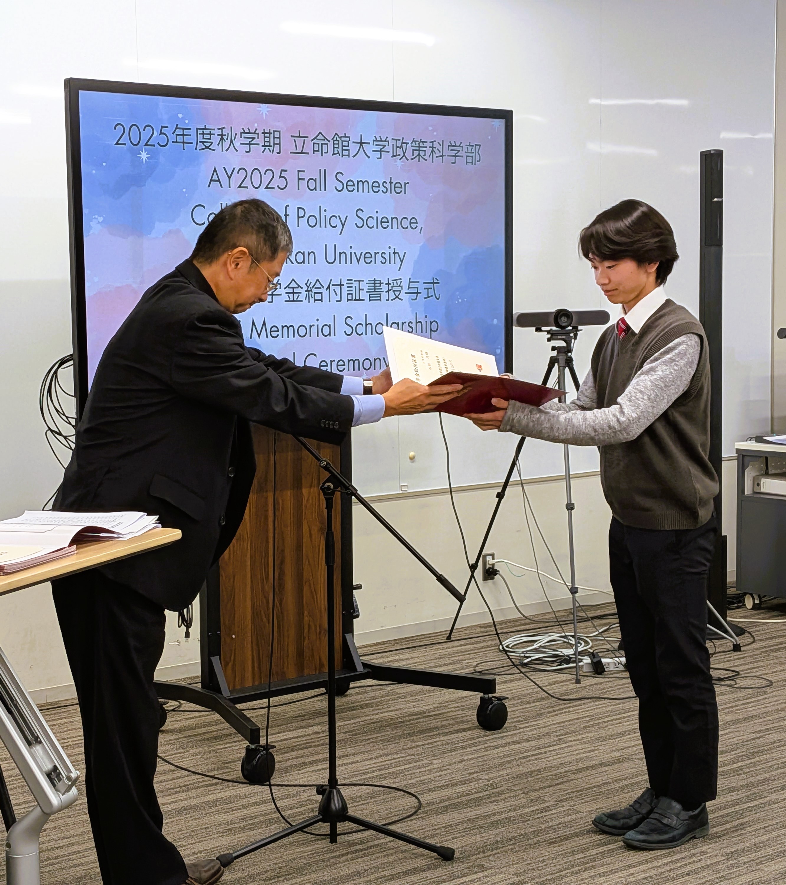 西園寺2025秋_証書授与