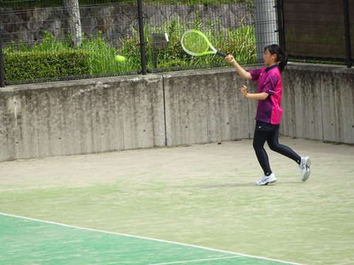 260712中学女子テニス府下地区5